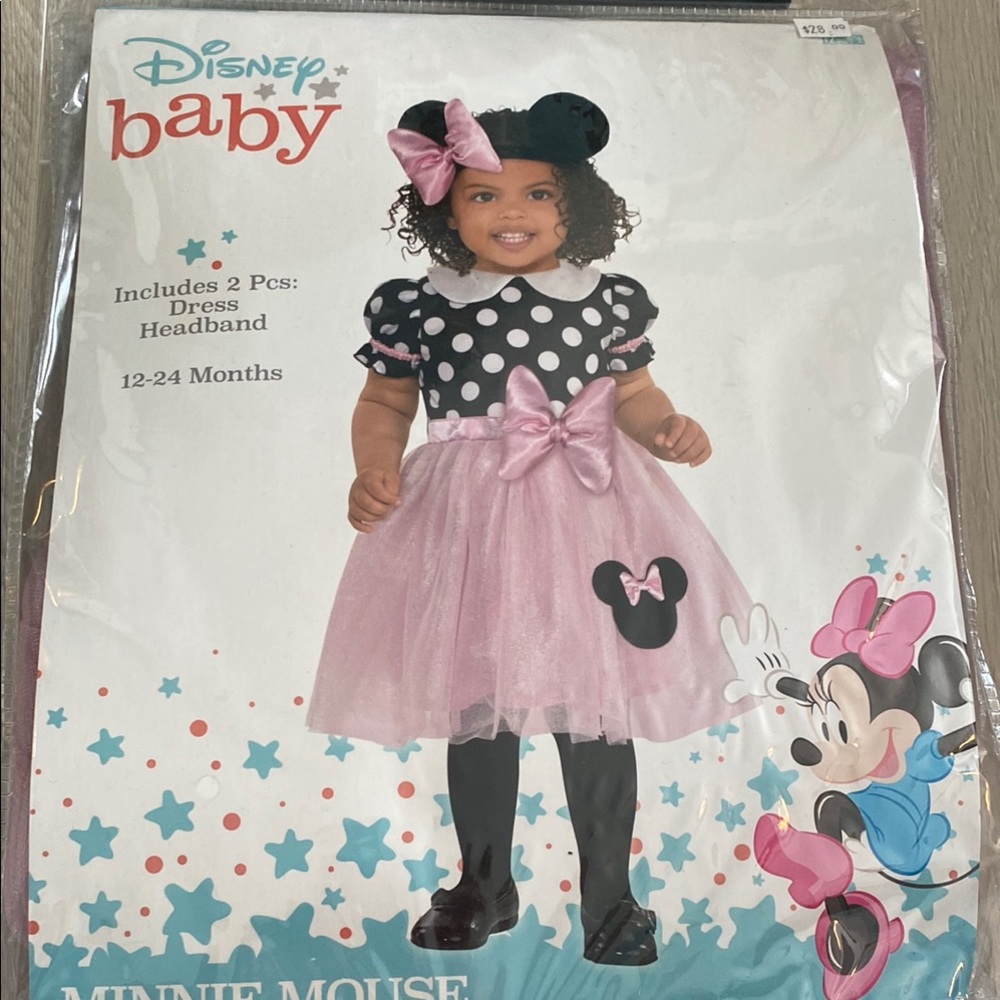 Disney Baby Minnie Mouse Costume - Black and Pink